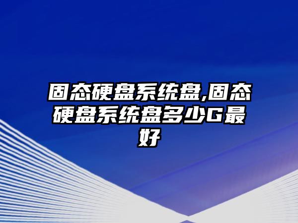 固態(tài)硬盤(pán)系統盤(pán),固態(tài)硬盤(pán)系統盤(pán)多少G最好