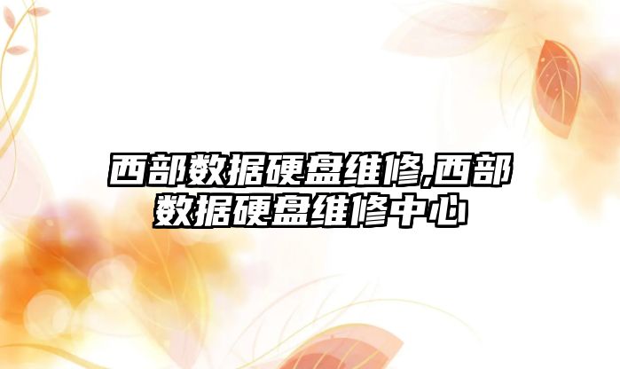 西部數據硬盤(pán)維修,西部數據硬盤(pán)維修中心