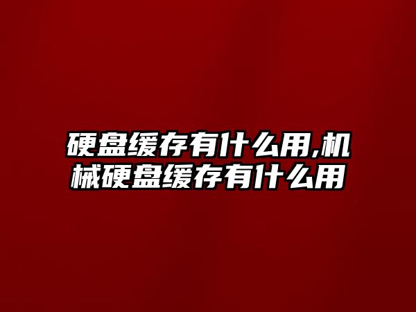 硬盤(pán)緩存有什么用,機械硬盤(pán)緩存有什么用