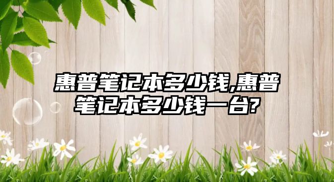 惠普筆記本多少錢(qián),惠普筆記本多少錢(qián)一臺?
