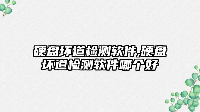硬盤(pán)壞道檢測軟件,硬盤(pán)壞道檢測軟件哪個(gè)好