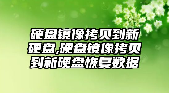 硬盤(pán)鏡像拷貝到新硬盤(pán),硬盤(pán)鏡像拷貝到新硬盤(pán)恢復數據