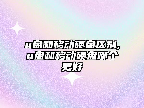 u盤(pán)和移動(dòng)硬盤(pán)區別,u盤(pán)和移動(dòng)硬盤(pán)哪個(gè)更好