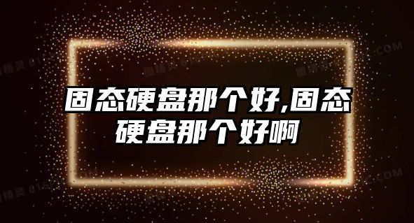 固態(tài)硬盤(pán)那個(gè)好,固態(tài)硬盤(pán)那個(gè)好啊