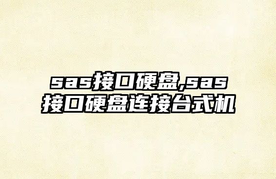 sas接口硬盤(pán),sas接口硬盤(pán)連接臺式機