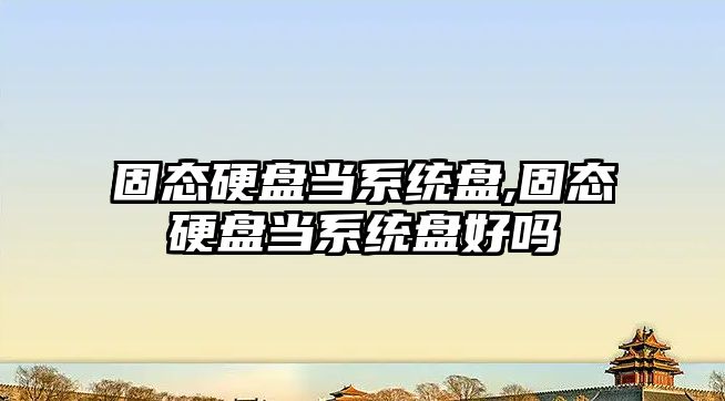 固態(tài)硬盤(pán)當系統盤(pán),固態(tài)硬盤(pán)當系統盤(pán)好嗎