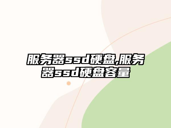 服務(wù)器ssd硬盤(pán),服務(wù)器ssd硬盤(pán)容量