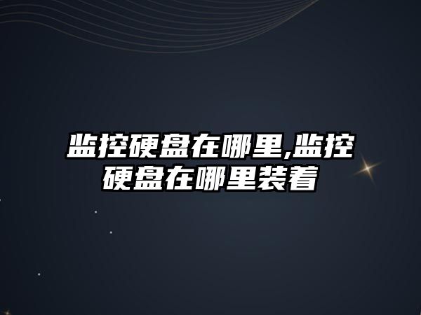 監控硬盤(pán)在哪里,監控硬盤(pán)在哪里裝著(zhù)