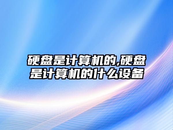 硬盤(pán)是計算機的,硬盤(pán)是計算機的什么設備