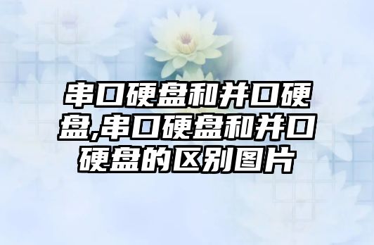 串口硬盤(pán)和并口硬盤(pán),串口硬盤(pán)和并口硬盤(pán)的區別圖片