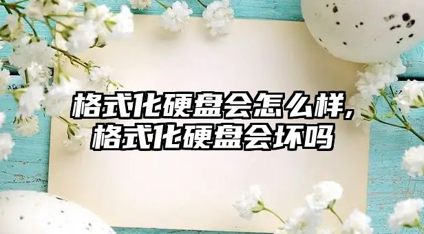 格式化硬盤(pán)會(huì )怎么樣,格式化硬盤(pán)會(huì )壞嗎